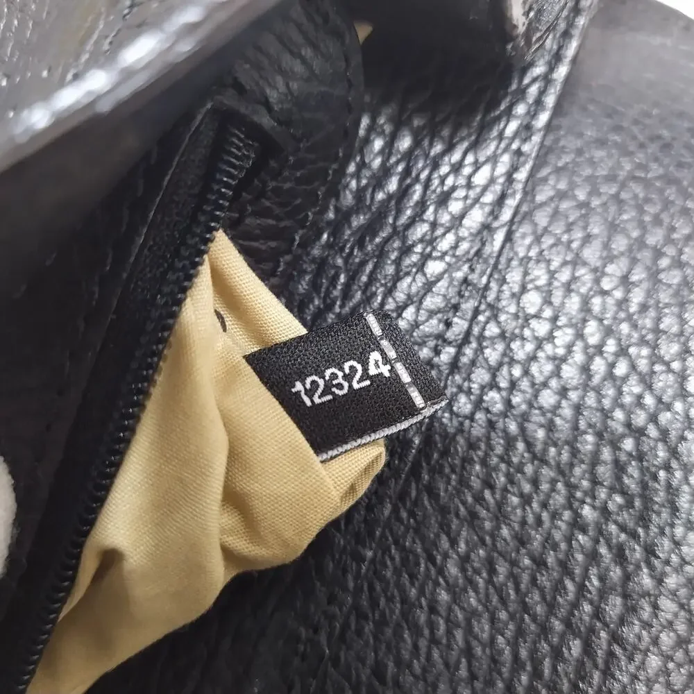 Kate Spade New York Black Leather Turnlock Flap Closure Hobo Crossbody Bag